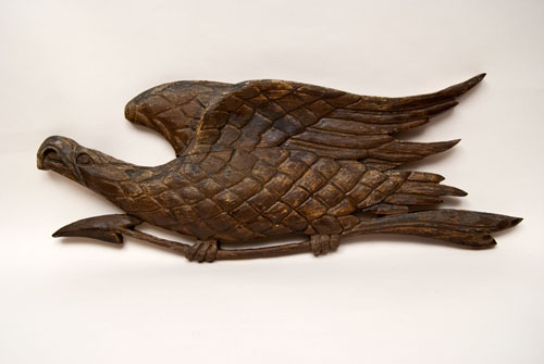 Antique American Patriotic Folk Art Eagle Carving For Sale Antique American Patriotic Folk Art War Eagle Carving For Sale