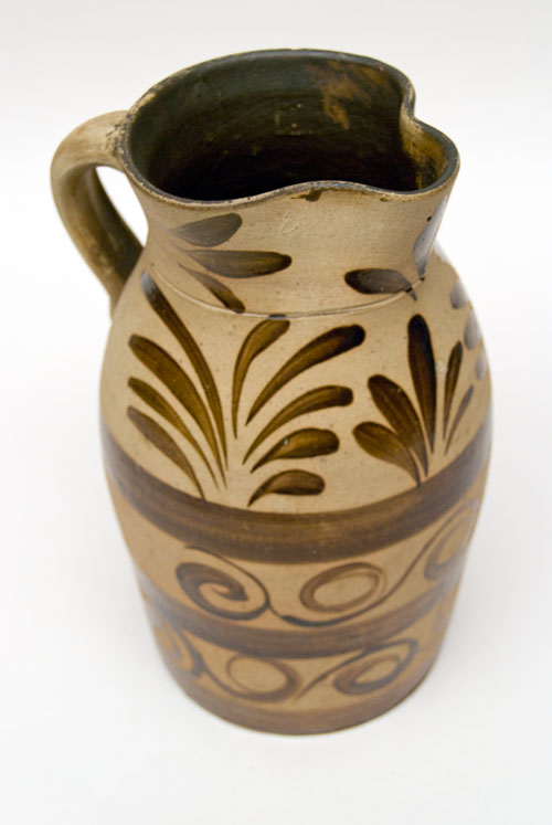 New Geneva Tanware Pitcher for Sale Antique Pennsyvania Stoneware New Geneva Tanware Pitcher for Sale Antique Pennsyvania Stoneware