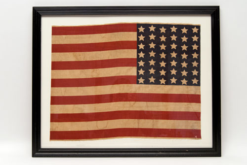 Patriotic Americana 1890 Unofficial 42 Star Parade Flag For Sale Patriotic Americana 1890 Unofficial 42 Star Parade Flag For Sale