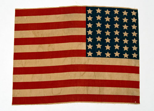 Patriotic Americana 1890 Unofficial 42 Star Parade Flag For Sale Patriotic Americana 1890 Unofficial 42 Star Parade Flag For Sale