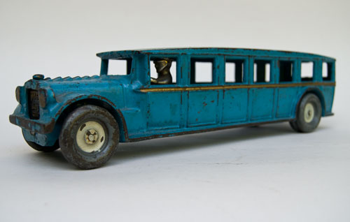 arcade cast iron fageol bus for sale large 12 inch size: brilliant original blue paint arcade cast iron fageol bus for sale large 12 inch size: brilliant original blue paint