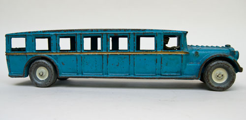 arcade cast iron fageol bus for sale large 12 inch size: brilliant original blue paint arcade cast iron fageol bus for sale large 12 inch size: brilliant original blue paint