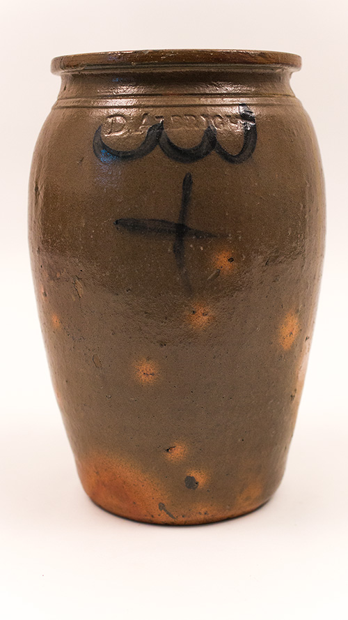 David Albright Trumbull County Ohio Antique Blue Decorated Stoneware 19th Century David Albright Trumbull County Ohio Antique Blue Decorated Stoneware 19th Century