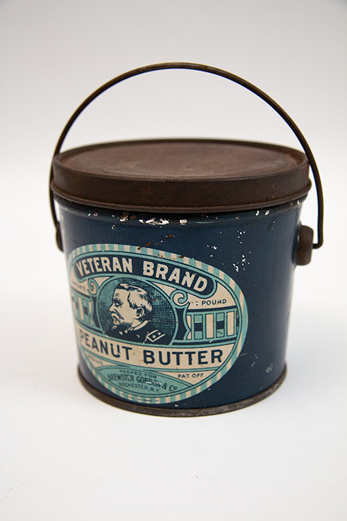 Veteran Brand Peanut Butter Pail Civil War