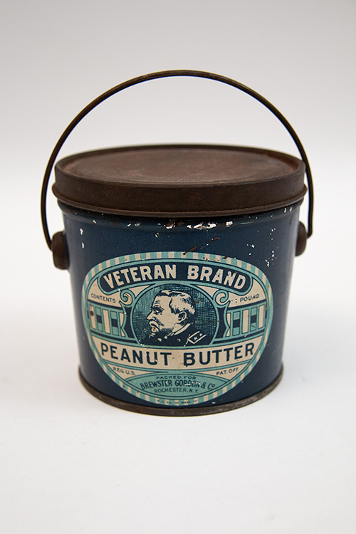 Veteran Brand Peanut Butter Pail Civil War