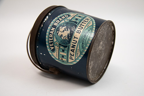 Veteran Brand Peanut Butter Pail Civil War