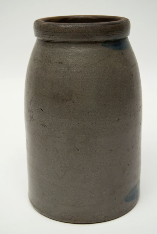 Striper Half Gallon PA Wax Sealer Antique American Stoneware For Sale Striper Half Gallon PA Wax Sealer Antique American Stoneware For Sale