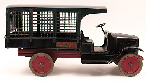 Antique Buddy L Original Paint Express Line Van For Sale Antique Buddy L Original Paint Express Line Van For Sale