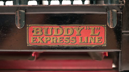 Antique Buddy L Original Paint Express Line Van For Sale Antique Buddy L Original Paint Express Line Van For Sale