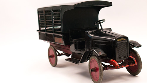 Antique Buddy L Original Paint Express Line Van For Sale Antique Buddy L Original Paint Express Line Van For Sale