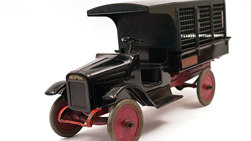 Antique Buddy L Original Paint Express Line Van For Sale Antique Buddy L Original Paint Express Line Van For Sale