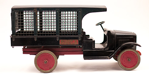 Antique Buddy L Original Paint Express Line Van For Sale Antique Buddy L Original Paint Express Line Van For Sale