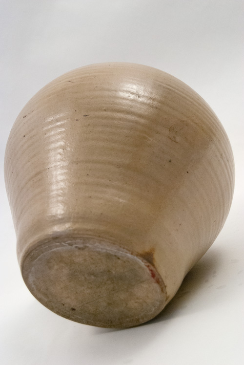 Early 19th Century Stoneware Ovoid Blue Decorated New York Jar Marked Clark Early 19th Century Stoneware Ovoid Blue Decorated New York Jar Marked Clark
