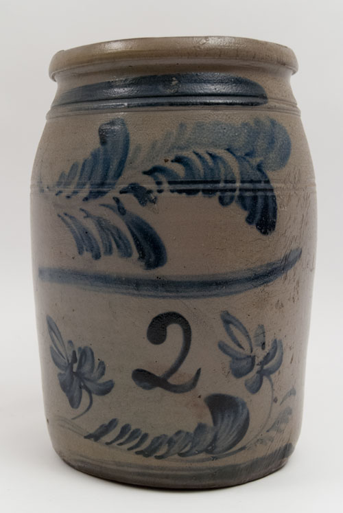 Antique Stoneware Blue Decorated Morgantown West Virginia Pottery For Sale Antique Stoneware Blue Decorated Morgantown West Virginia Pottery For Sale