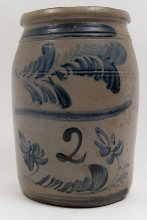 Antique Stoneware Blue Decorated Morgantown West Virginia Pottery For Sale Antique Stoneware Blue Decorated Morgantown West Virginia Pottery For Sale