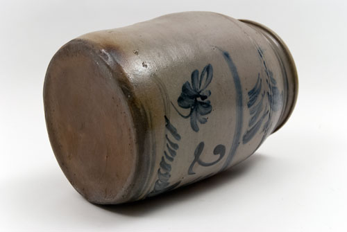 Antique Stoneware Blue Decorated Morgantown West Virginia Pottery For Sale Antique Stoneware Blue Decorated Morgantown West Virginia Pottery For Sale