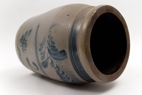 Antique Stoneware Blue Decorated Morgantown West Virginia Pottery For Sale Antique Stoneware Blue Decorated Morgantown West Virginia Pottery For Sale