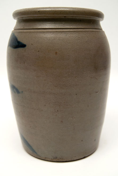 1 Gallon Pa Striper 3 Stripes American Antiqu Stoneware Storage Jar For Sale 1 Gallon Pa Striper 3 Stripes American Antiqu Stoneware Storage Jar For Sale