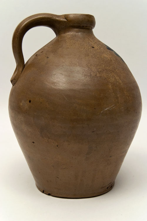Ovoid One Gallon Jug with Cobalt Floral Decoration Possibly D.P. Shenfelder, Reading PA Ovoid One Gallon Jug with Cobalt Floral Decoration Possibly D.P. Shenfelder, Reading PA