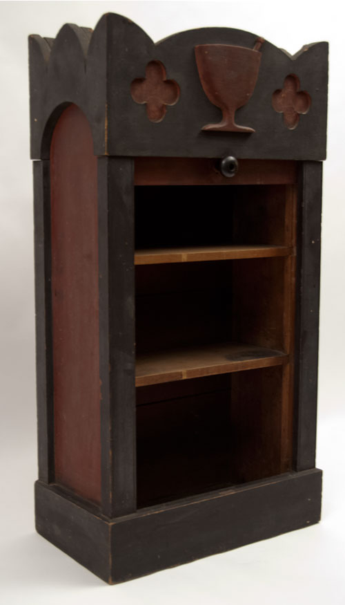 Antique Drug Store Paint Decorated 19th Century American Countertop Apothecary Cabinet with Original Surface Antique Drug Store Paint Decorated 19th Century American Countertop Apothecary Cabinet with Original Surface