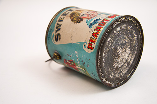 Rare Midwestern Antique American Tin Litho Advertising: 1920s Sweet Girl Brand Peanut Butter Tin Rare Midwestern Antique American Tin Litho Advertising: 1920s Sweet Girl Brand Peanut Butter Tin