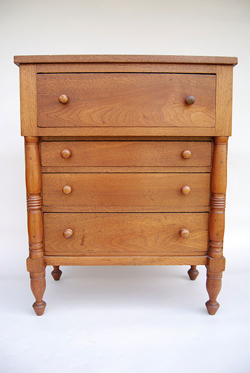 Early American Walnut Childs Chest of Drawers Antique American Furniture Early American Walnut Childs Chest of Drawers Antique American Furniture