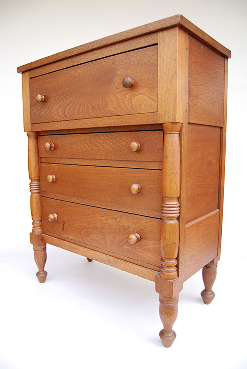 Early American Walnut Childs Chest of Drawers Antique American Furniture Early American Walnut Childs Chest of Drawers Antique American Furniture