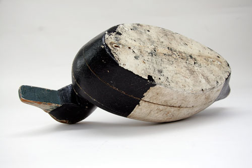 H. G. Traver Antique Illinois River Blue Bill Duck Decoy with old, original paint H. G. Traver Antique Illinois River Blue Bill Duck Decoy with old, original paint