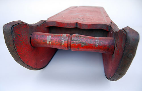 19th Century Antique American Sled Original Paint Decoration Possible Soap Hollow Attribution 19th Century Antique American Sled Original Paint Decoration Possible Soap Hollow Attribution