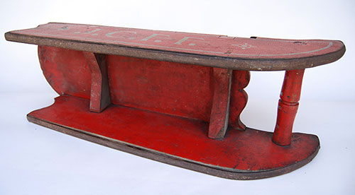 19th Century Antique American Sled Original Paint Decoration Possible Soap Hollow Attribution 19th Century Antique American Sled Original Paint Decoration Possible Soap Hollow Attribution