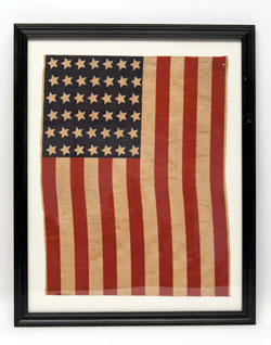 Patriotic Americana 1890 Unofficial 42 Star Parade Flag For Sale Patriotic Americana 1890 Unofficial 42 Star Parade Flag For Sale