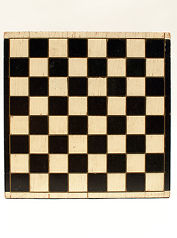 Antique American Five Color Painted Game Board Red Black Gold Green Brown Antique American Five Color Painted Game Board Red Black Gold Green Brown
