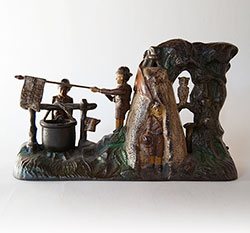 Boy Scout Camp Mechanical Bank For Sale Boy Scout Camp Mechanical Bank For Sale