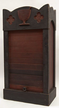 Antique Drug Store Paint Decorated 19th Century American Countertop Apothecary Cabinet with Original Surface Antique Drug Store Paint Decorated 19th Century American Countertop Apothecary Cabinet with Original Surface