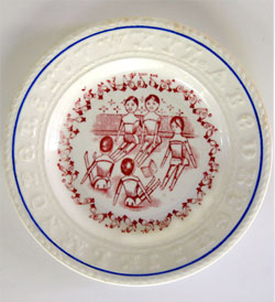 Rare Sign Language Alphabet Plate