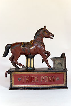 Trick Pony Mechanical Bank For Sale Trick Pony Mechanical Bank For Sale
