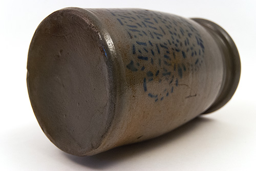 West Virginia Antiques Blue Decorated Richey Hamilton Palatine Stoneware Jar West Virginia Antiques Blue Decorated Richey Hamilton Palatine Stoneware Jar