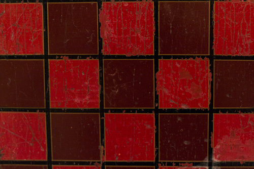Antique American Five Color Painted Game Board Red Black Gold Green Brown Antique American Five Color Painted Game Board Red Black Gold Green Brown