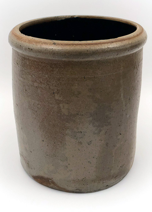 Indiana Antique Stoneware Blue Decorated 3 gallon Crock by Upton Stuckey Stucky Indiana Antique Stoneware Blue Decorated 3 gallon Crock by Upton Stuckey Stucky