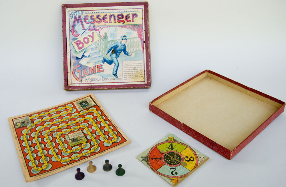 Little Messenger Boy Game: McLoughlin Bros. New York