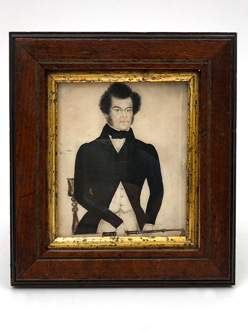 19th century miniature portrait