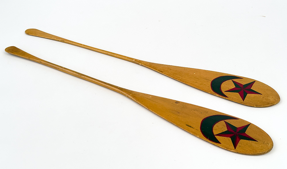 shriners folk art canoe paddles