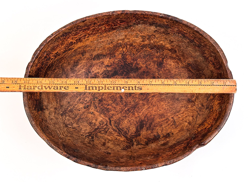 Native American First Nations 18th Century Antique Ash Burl Bowl