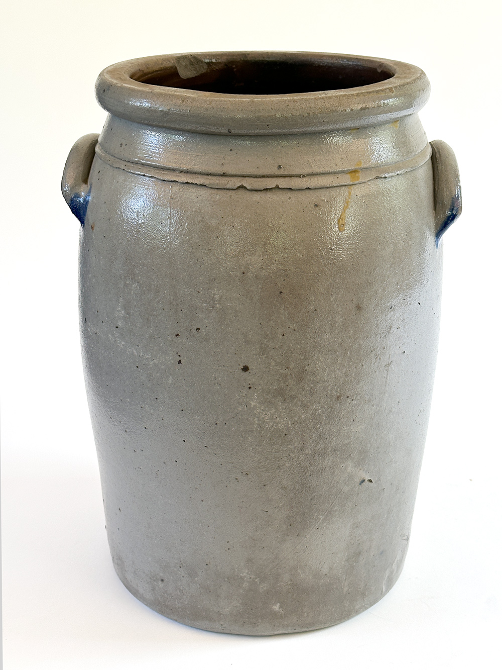 james hamilton cobalt decorated greensboro pennsylvania antique stoneware crock