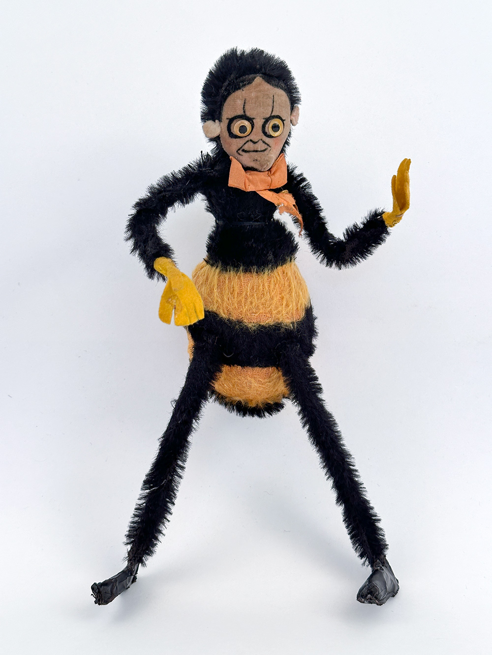 Chad Valley Mohair Bumble Bee with glass eyes