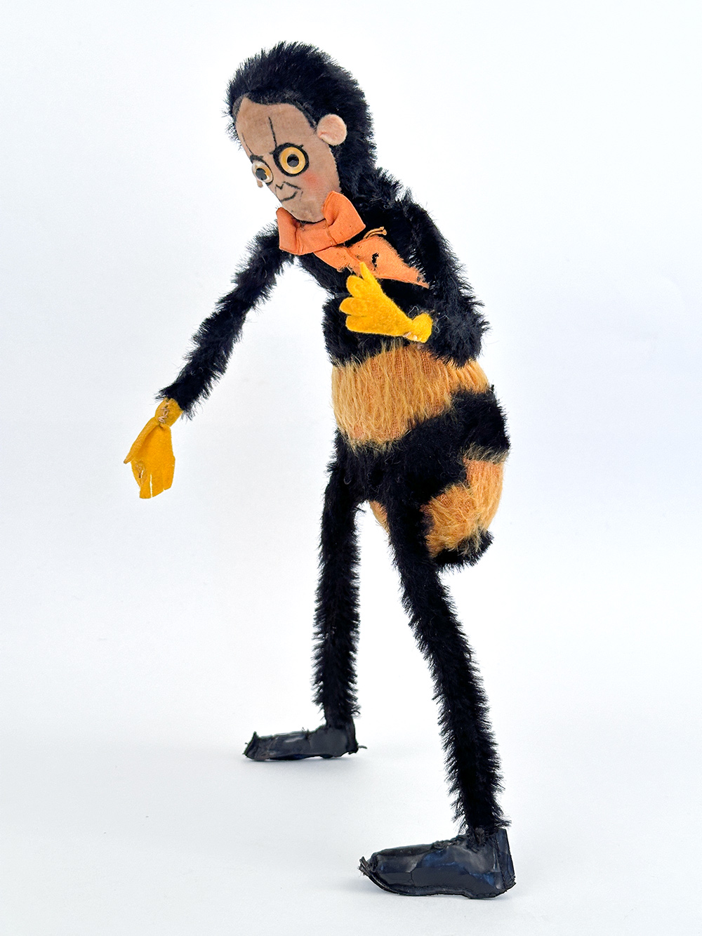 Chad Valley Mohair Bumble Bee with glass eyes