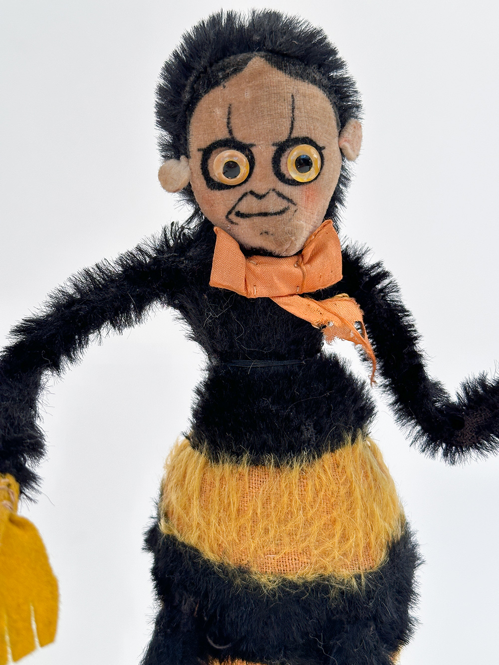 Chad Valley Mohair Bumble Bee with glass eyes