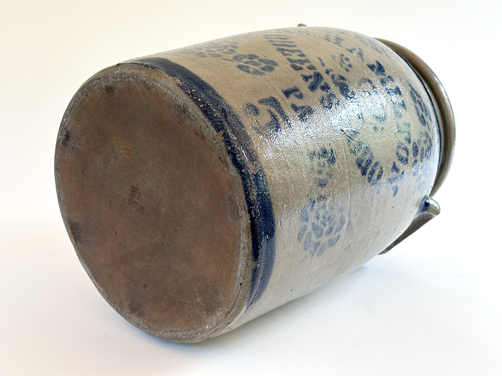 james hamilton cobalt decorated greensboro pennsylvania antique stoneware crock