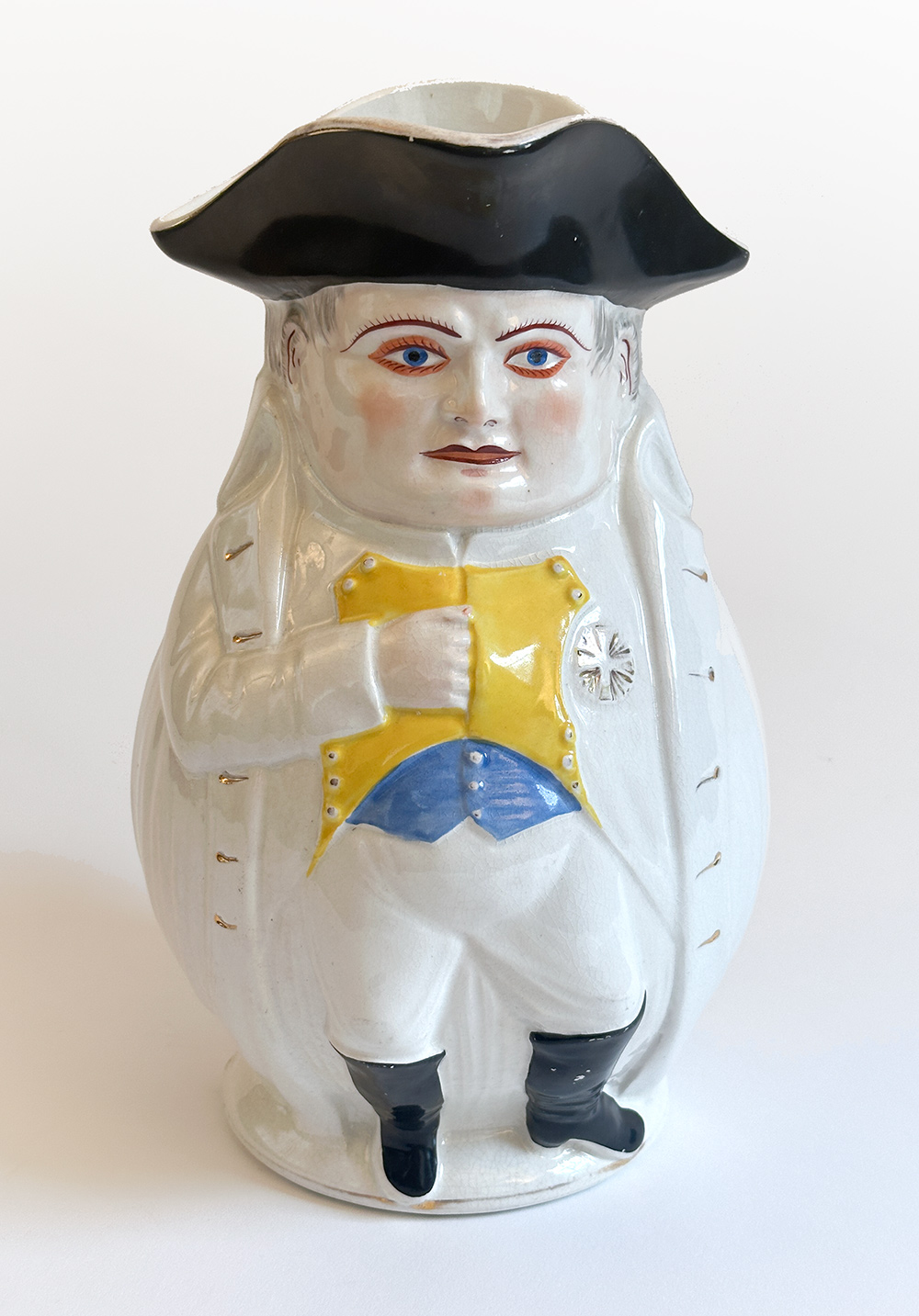 alfred b evans china and glass comapny philadelphia mckinley as napoleon toby jug 