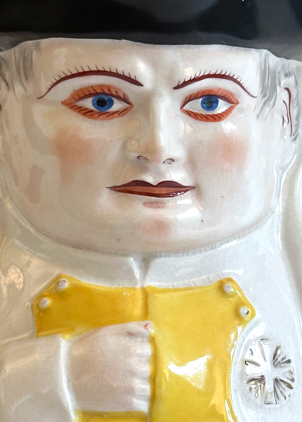alfred b evans china and glass comapny philadelphia mckinley as napoleon toby jug 